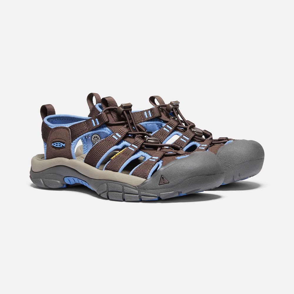 Keen Sandaal Dames Bruin/Blauw - Newport H2 - 30642-VAQC